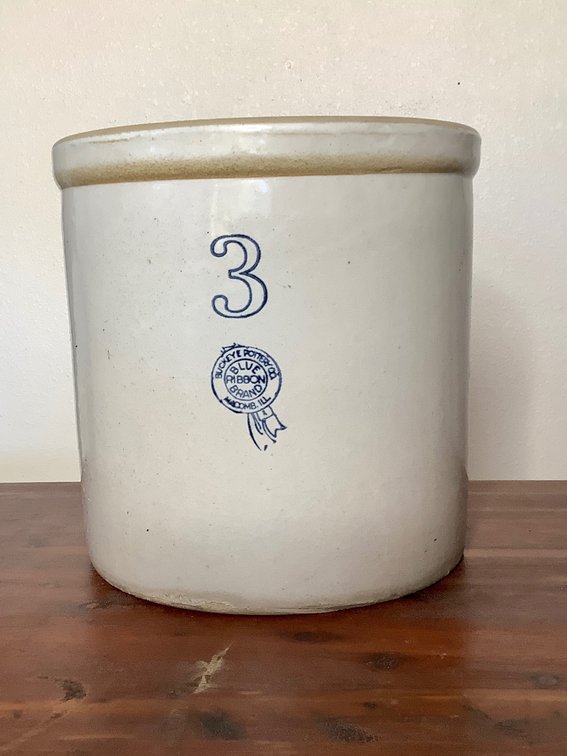 Buckeye Pottery Crock