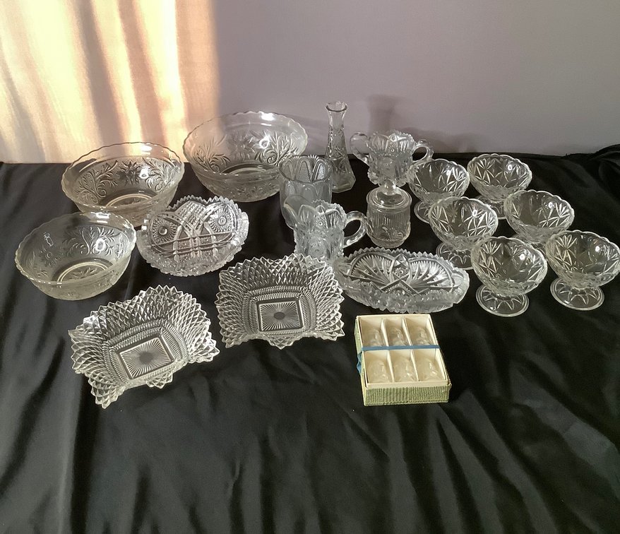 Mid Century Cut Glass