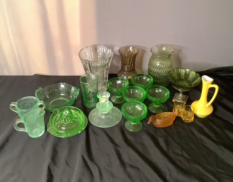 Vaseline & Vintage Glass