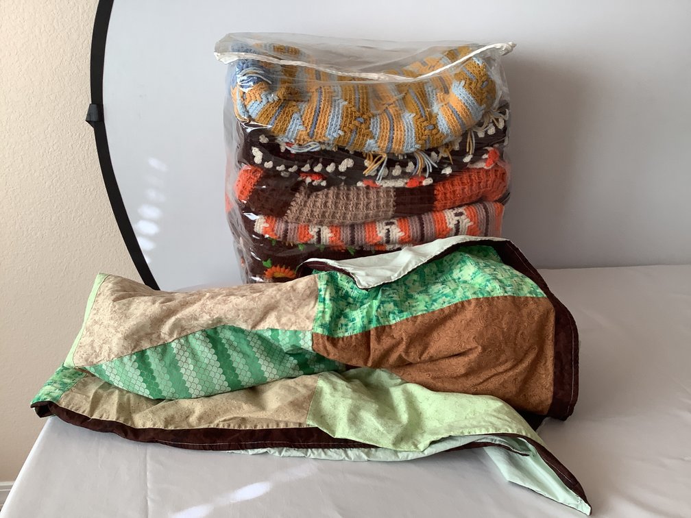 Afghans and Quilt
