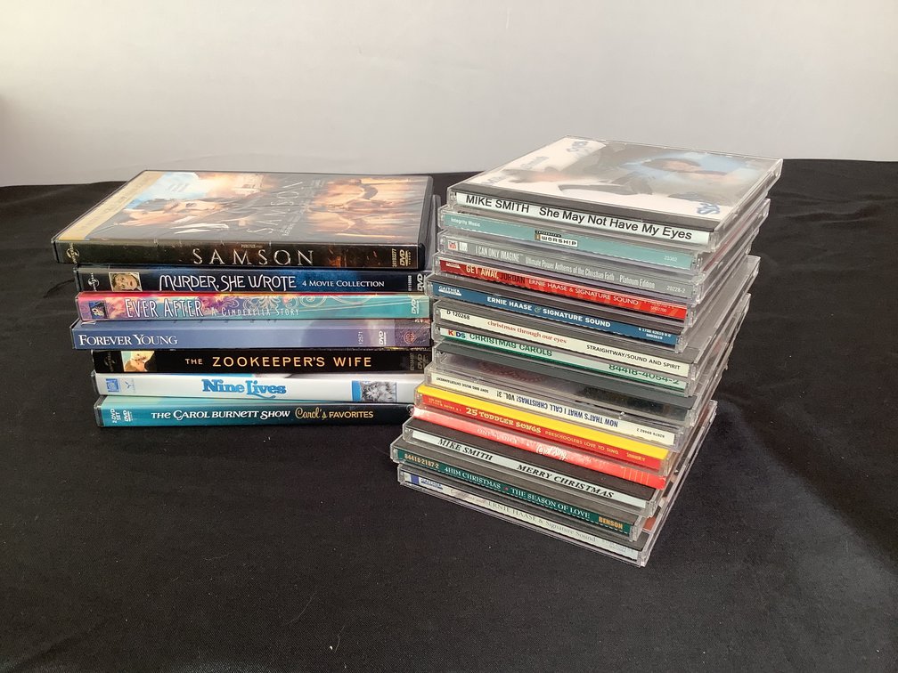 CDs and DVDs