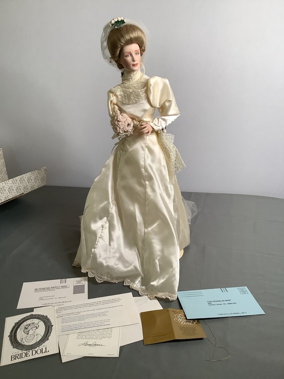 The Gibson Girl Bride Doll