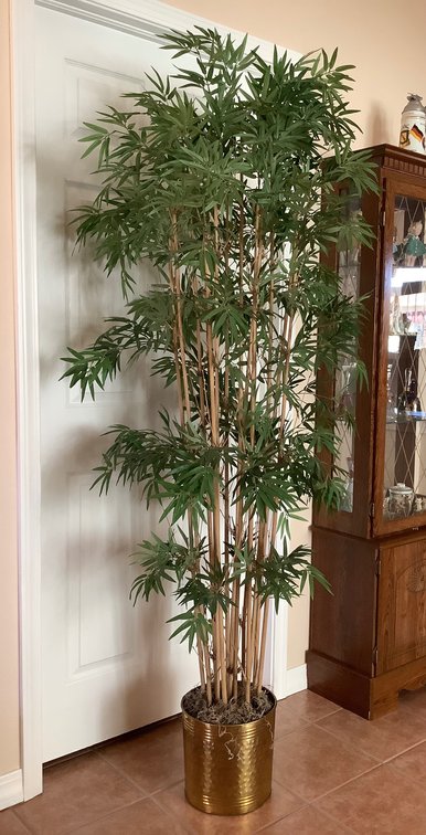 Faux Bamboo Tree