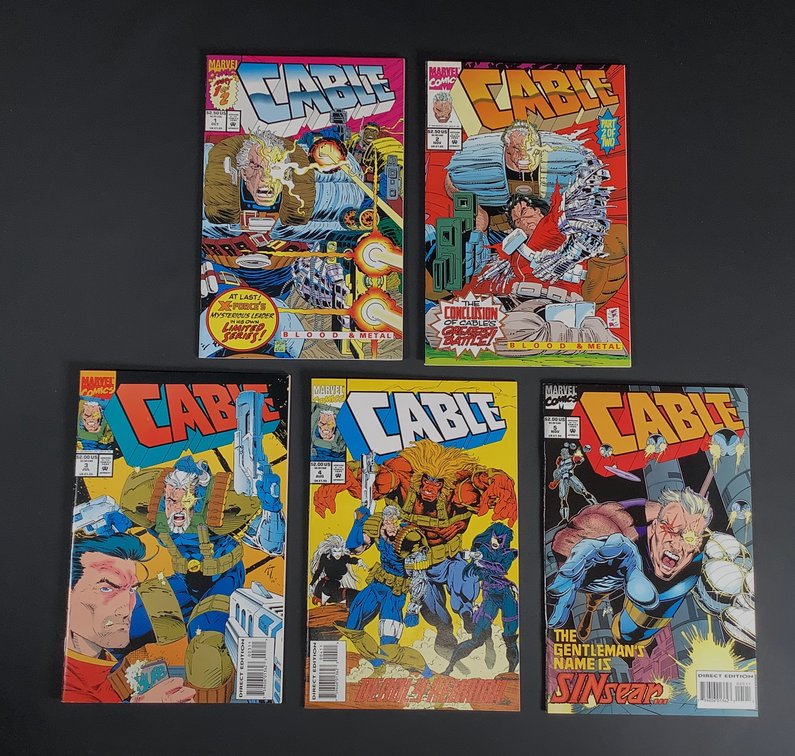 Marvel: Cable Blood and Metal No. 1-5