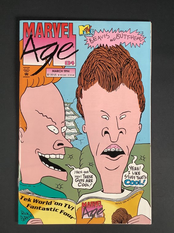 Marvel Age: Beavis and Butthead No. 134