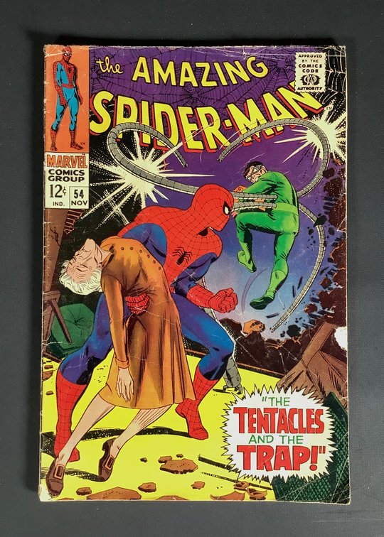 Vintage Marvel Comics Group The Amazing Spider Man No. 54