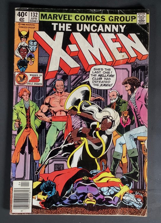Marvel: The Uncanny X-Men No. 132 1980, First Appearance of Hellfire Club and White Bishop 