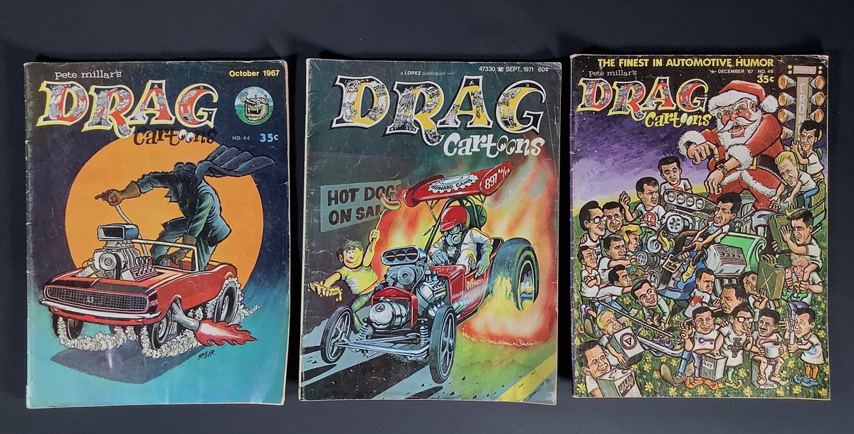 Vintage Pete Millar's Drag Cartoons 