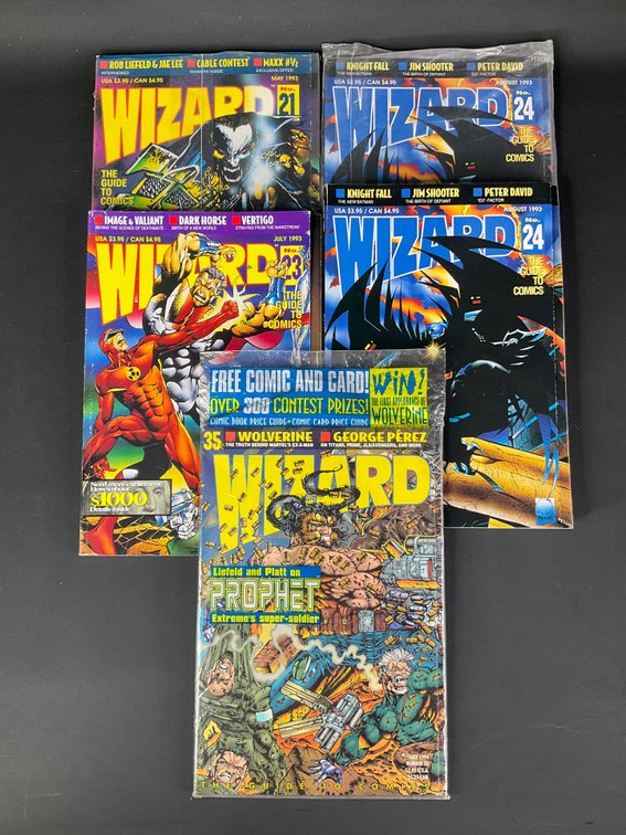 Wizard Entertainment: Wizard Magazine #21, 23-24, 35
