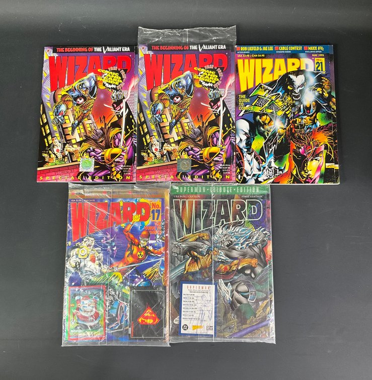 Wizard Entertainment: Wizard Magazine #1 Superman Tribute Edition, Special: The Valiant Era, #17, 21