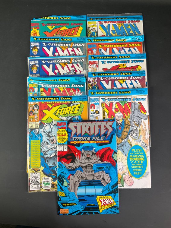 Marvel: The Uncanny X-Men Crossover Saga Complete Series X-Cutioner's Song, Stryfe's Strike File an X-Cutioner's Song Addendum 