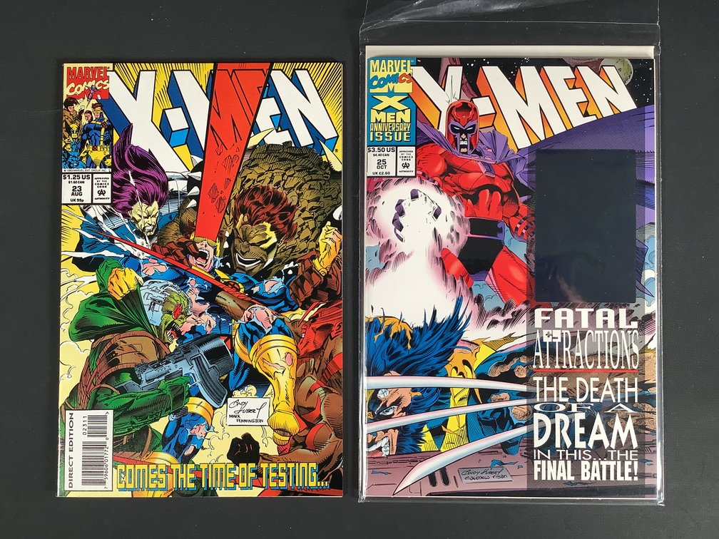 Marvel: X-Men No. 25 Blue Hologram Cover, No. 23 