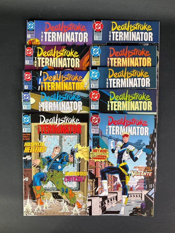 DC, DeathStroke, The Terminator 1-10
