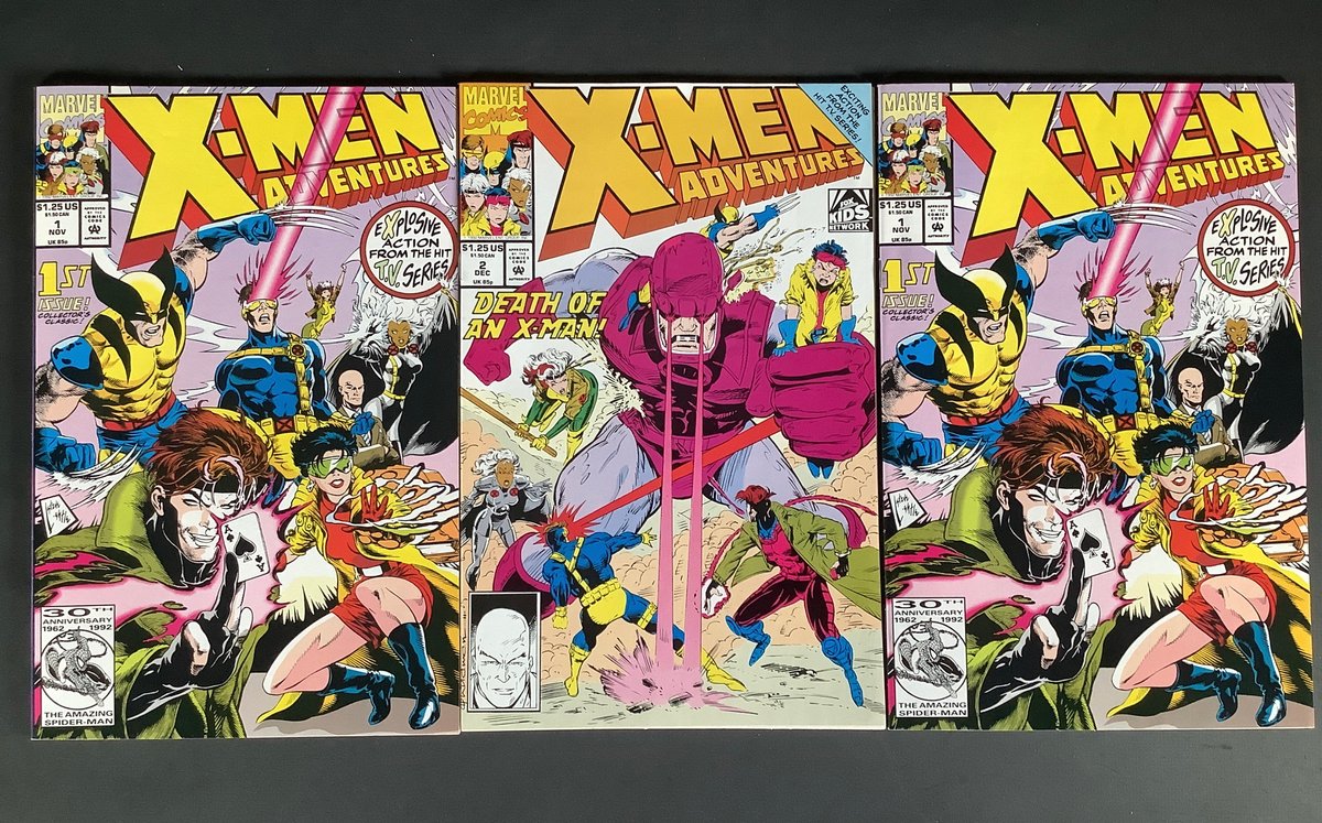 Marvel: X-Men Adventures No. 1 (2 copies) and No. 2 