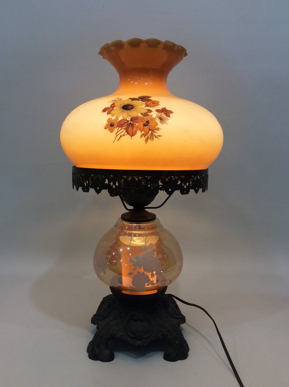 Vintage Hurricane Lamp