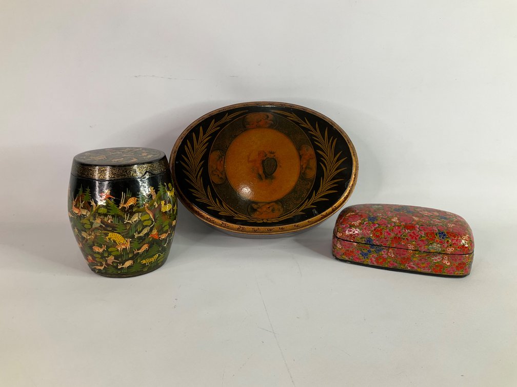 Lacquered Trinket Boxes