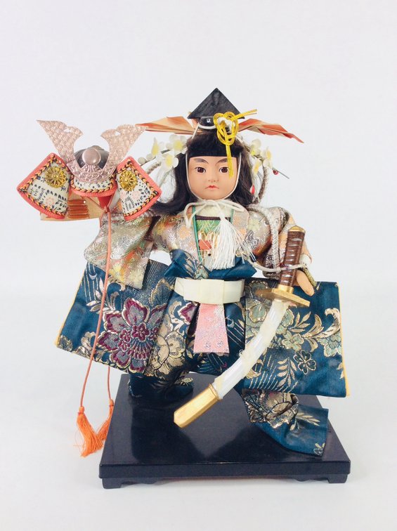 Japanese Samurai Warrior Doll Figure