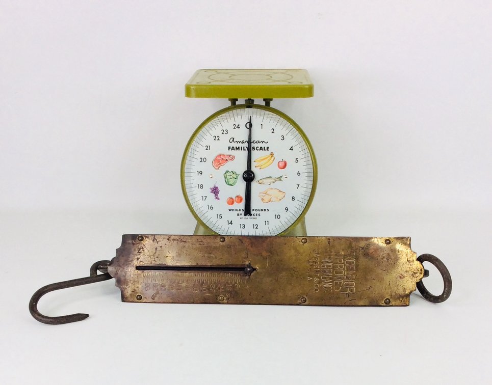 Sargent & Co Spring Balance Scale, American Family Food Scale 