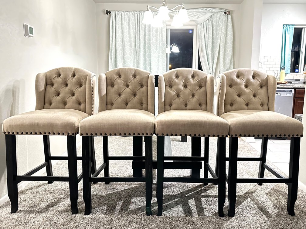 Ivie Upholstered Pub Stools