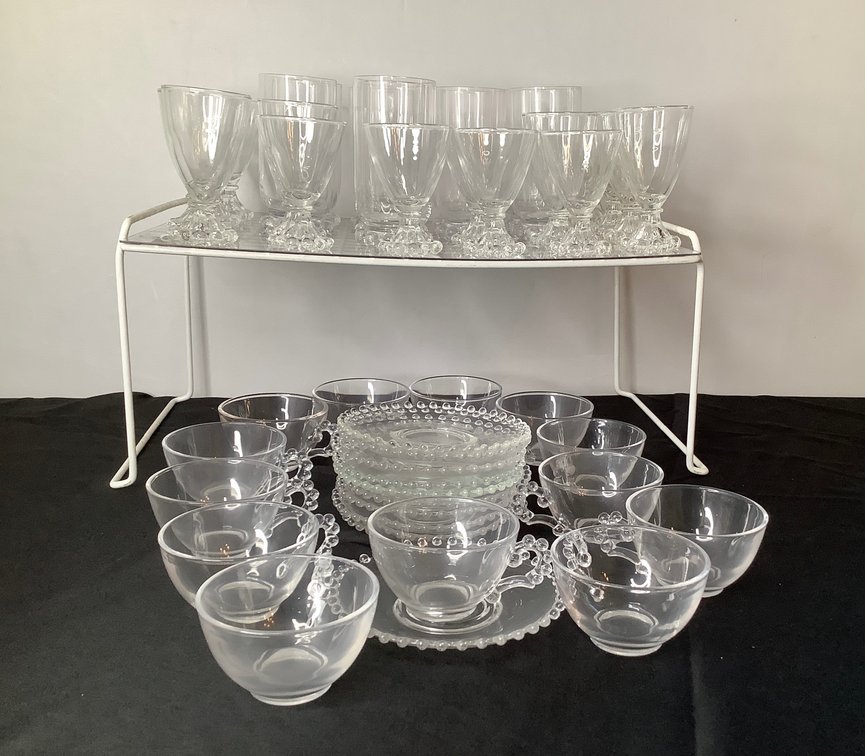 Imperial Candlewick Glass Drinking Vessels