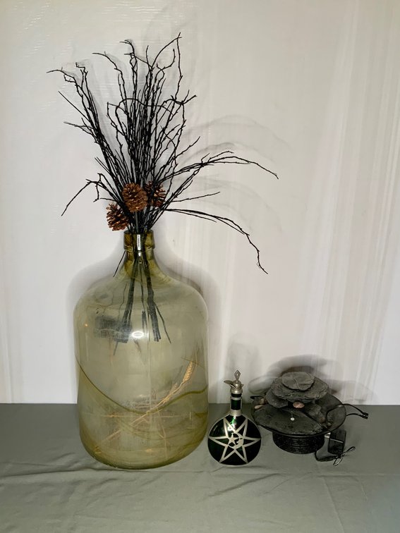 Large Glass Jug, Decanter and Fountain 