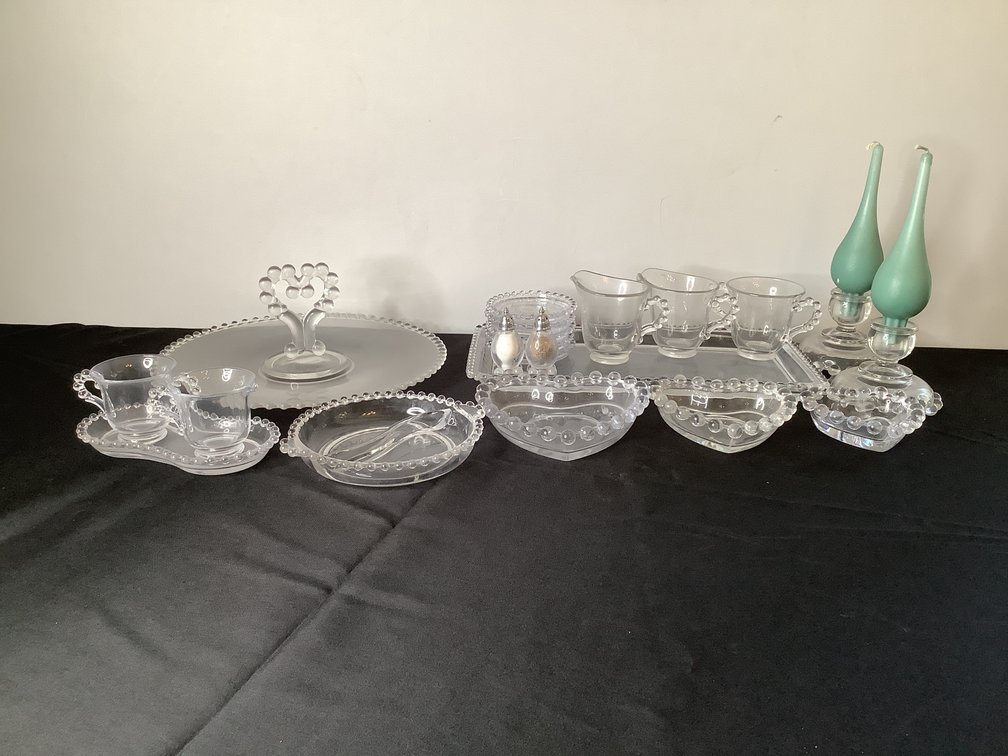 Imperial Candlewick Glass Accessories
