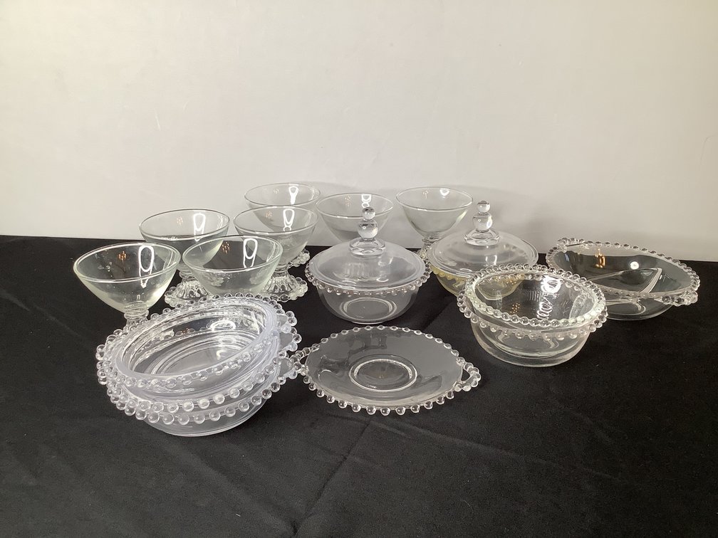 Imperial Candlewick Glass Accessories