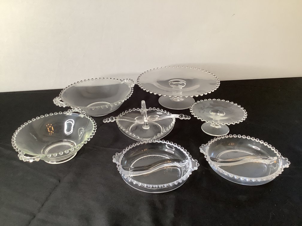 Imperial Candlewick Glass Accessories