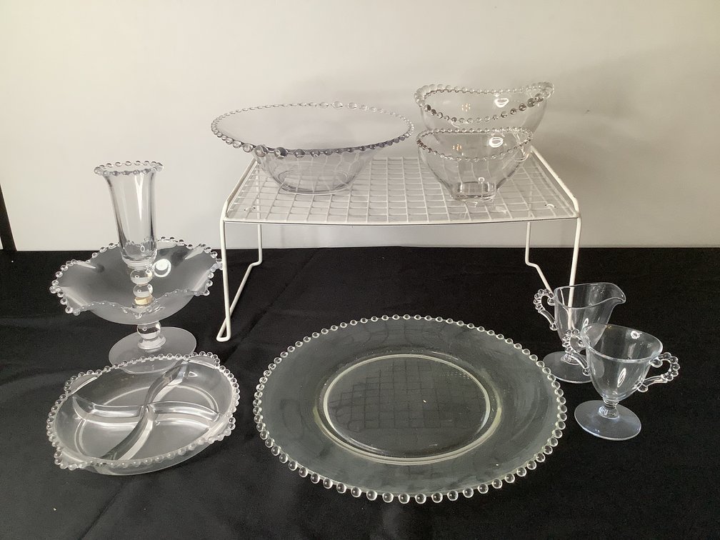 Imperial Candlewick Glass Accessories