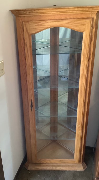 Corner Curio Cabinet