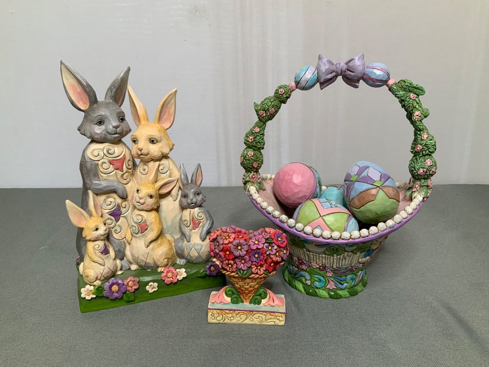 Jim Shore "Welcome Spring", "Hares to Family" Figurines and More 