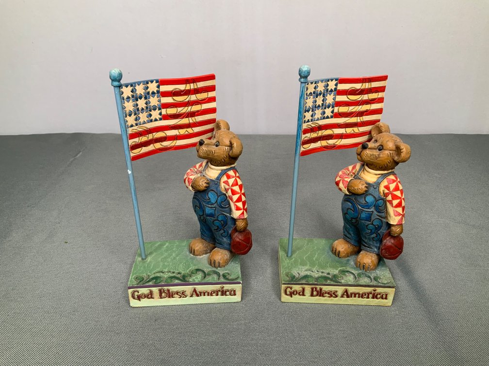 Jim Shore/Boyds "From Every Mountainside Let Freedom Ring" (2) 