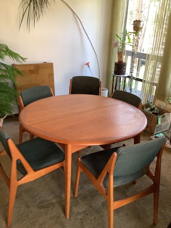 Teak Table and Chairs