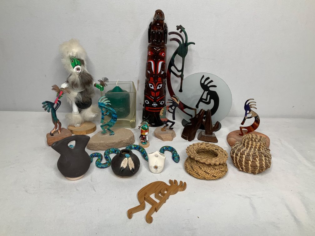 Kachina, Kokopelli, and SouthWest Pottery 