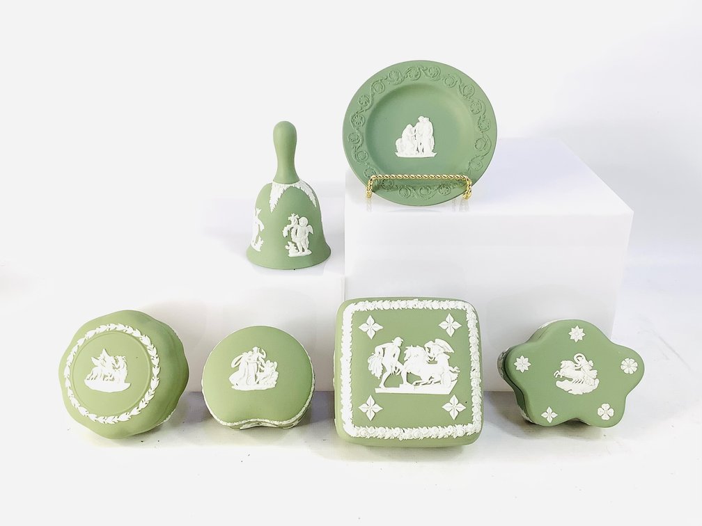 Wedgwood Jasperware in Sage Green