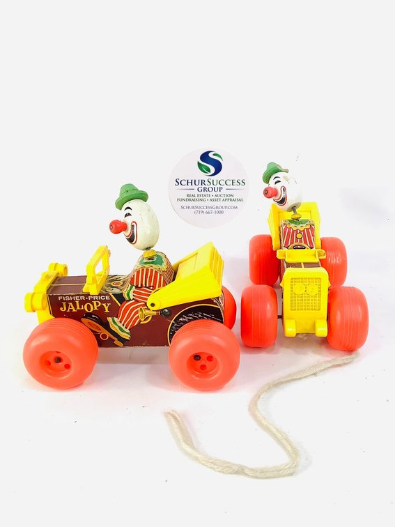 Vintage Fisher Price Jalopy Cars