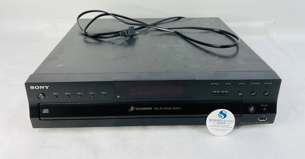 Sony 5-CD Changer System CD Player
