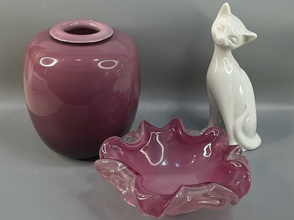 Mikasa Glass Vase & More