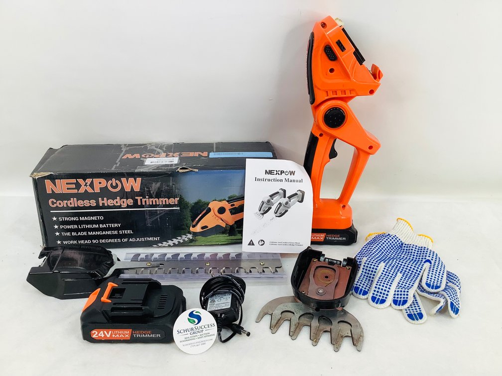 NEXPOW Cordless Hedge Trimmer