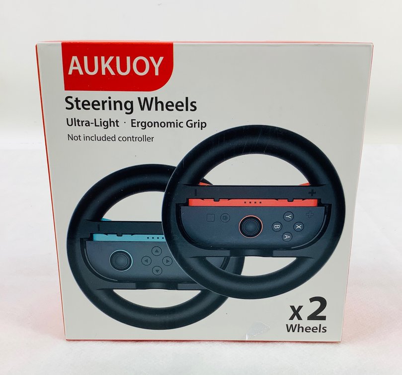 Aukwoy Ultra-Light Steering Wheels for Nintendo Switch-New in sealed box