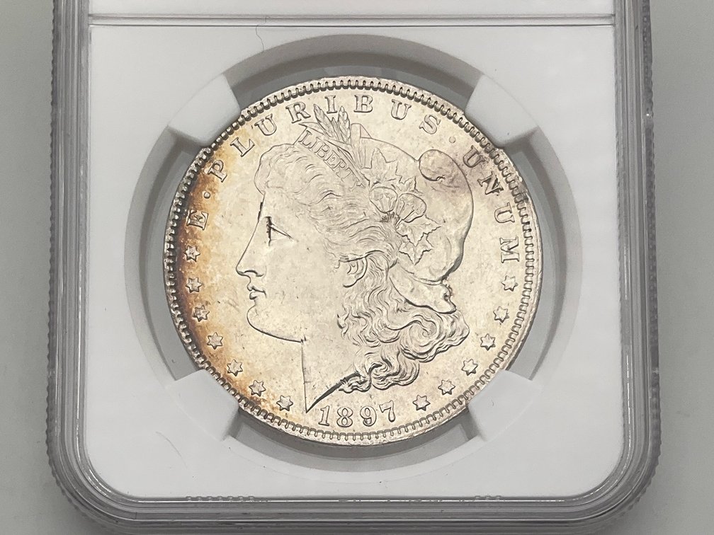 1897 Morgan Dollar, NGC MS 61