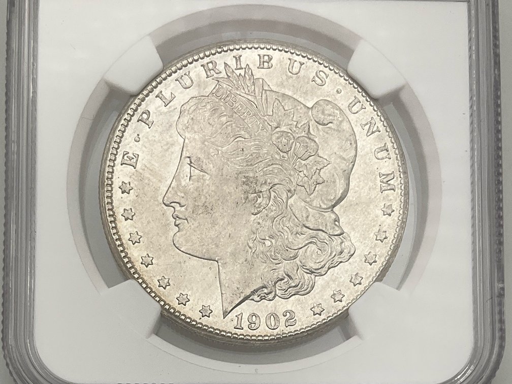 1902-O Morgan Dollar, NGC MS 62