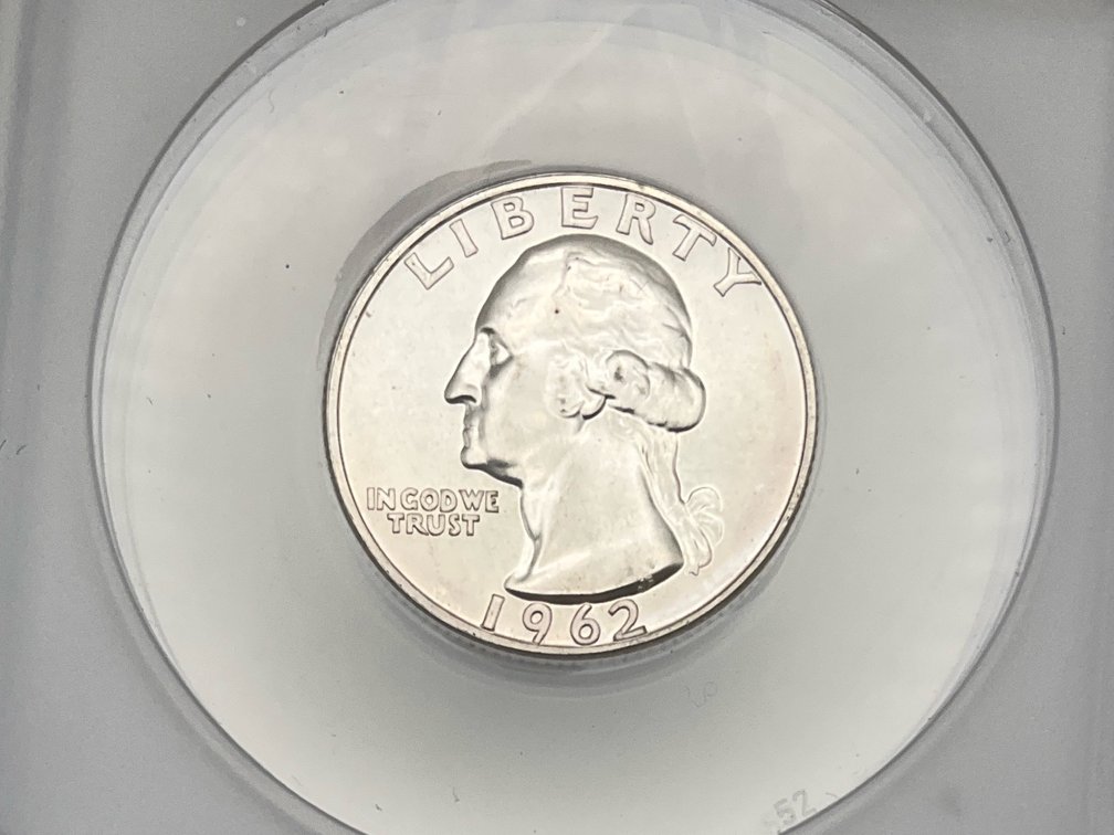 1962 Washington Quarter, ANACS PF 67