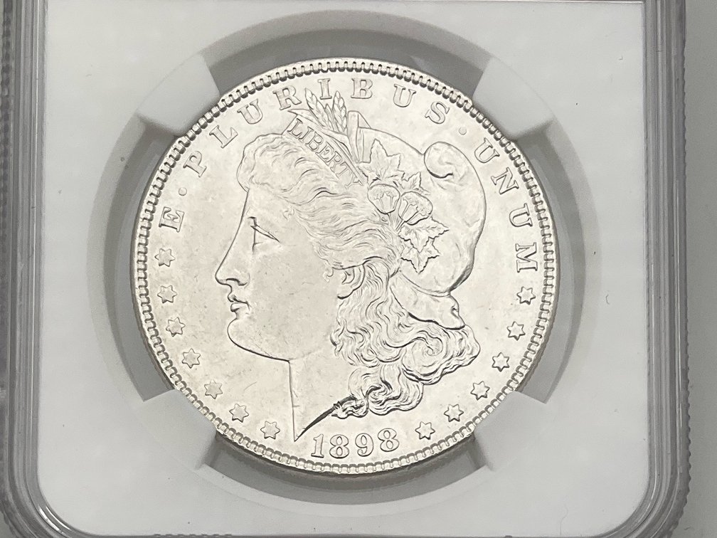 1898 Morgan Dollar, NGC MS 61