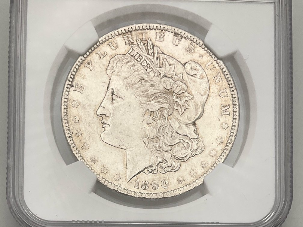 1890 Morgan Dollar, NGC MS 60