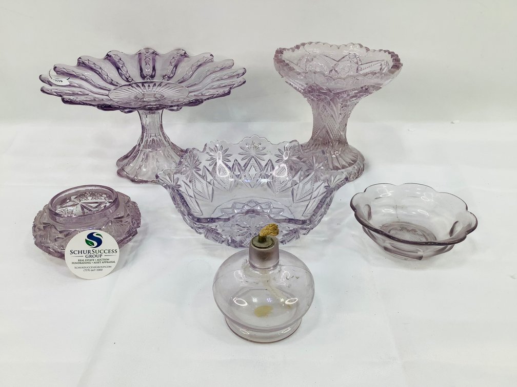 Sun Purple Glassware