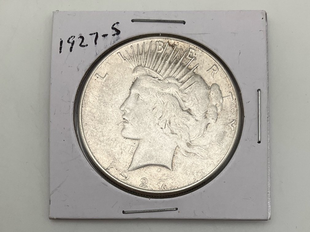 1927-S Peace Dollar