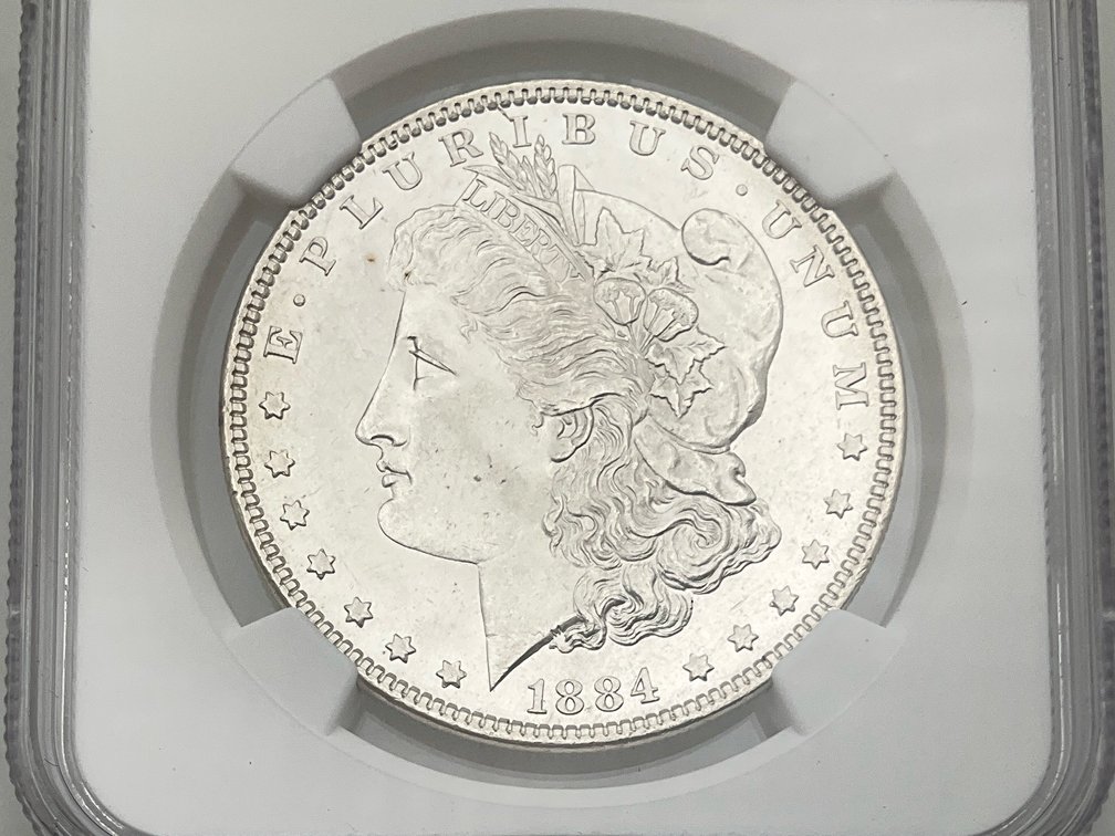 1884 Morgan Dollar, NGC MS 61