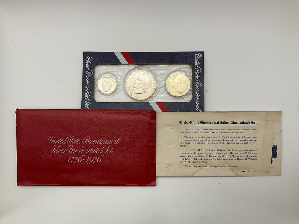1976 US Bicentennial Silver Uncirculated Set