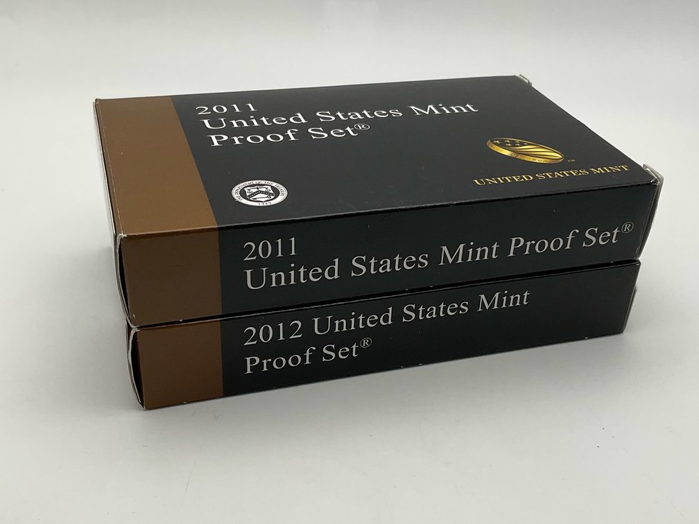 2011 and 2012 US Mint Proof Sets